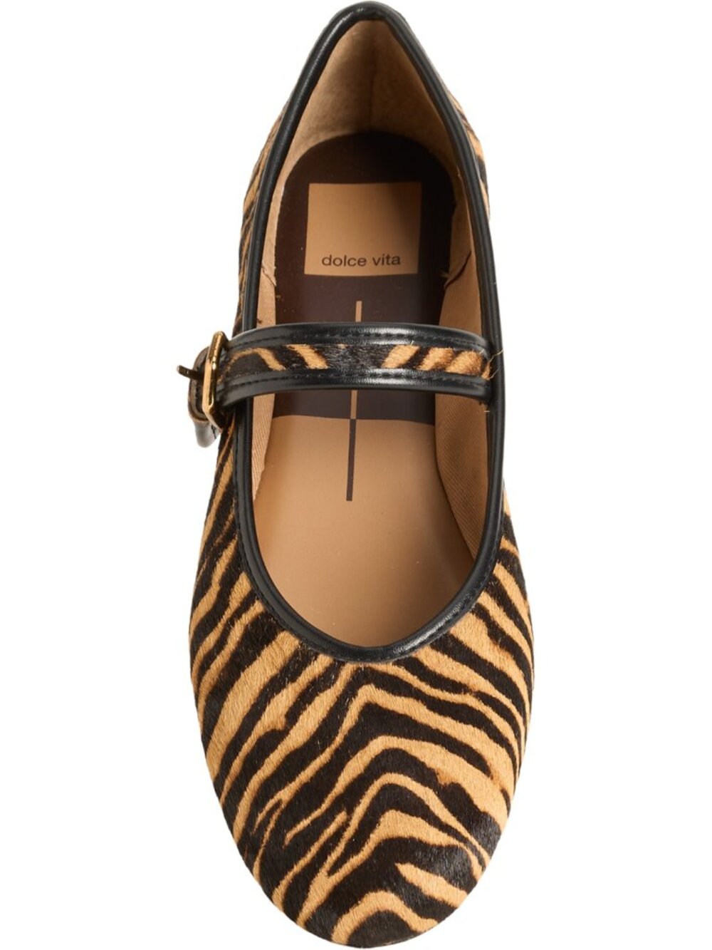 Dolce Vita Roslyn Mary Jane Flats - Leather Tager Calf Hair
